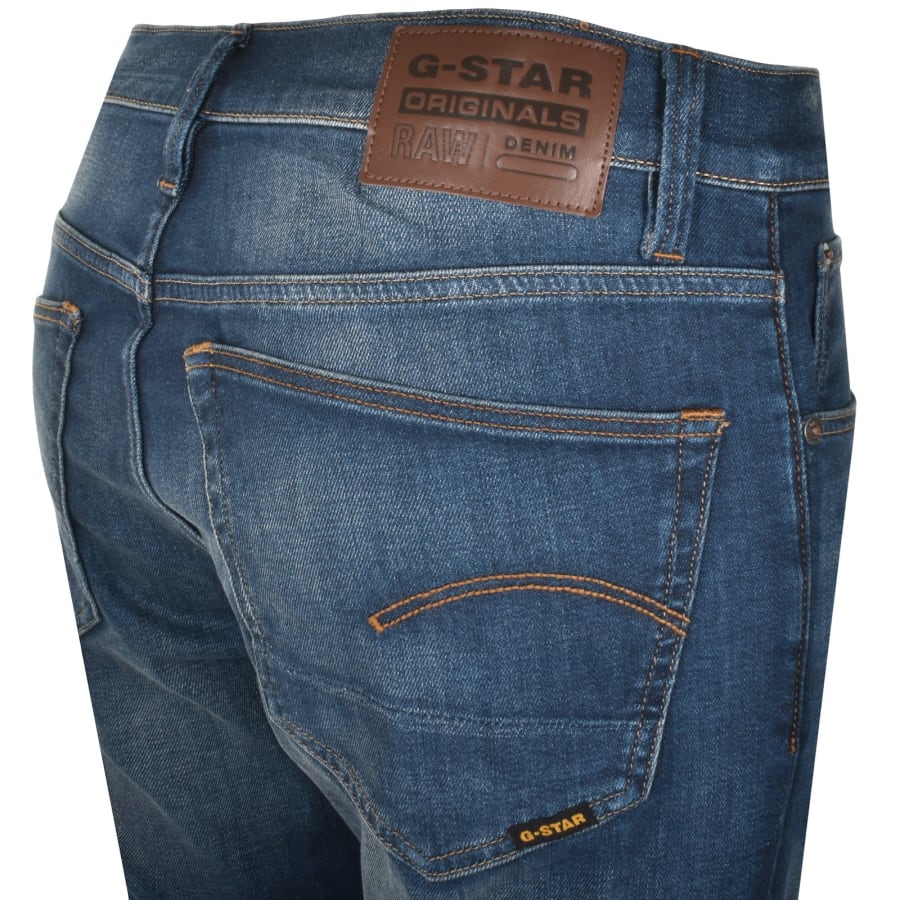 G Star Raw 3301 Slim Fit Jeans Mid Wash Blue